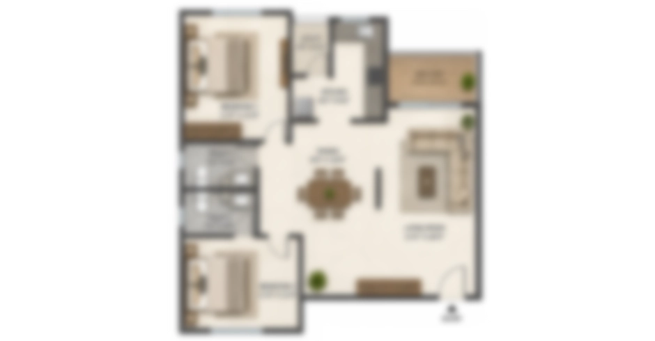 One BCC Juinagar Office Layout Plan