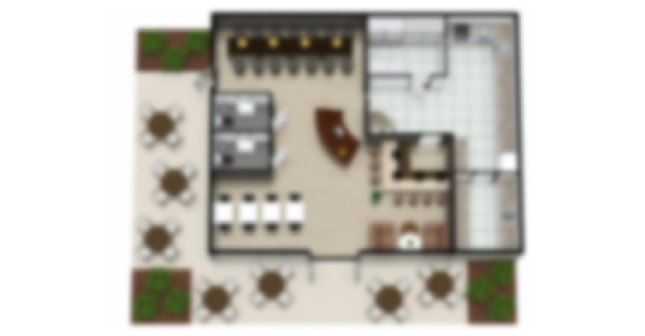 One BCC Juinagar Workstation Layout Plan